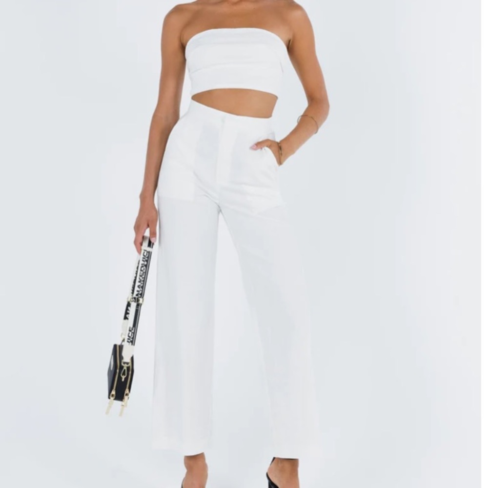 princess polly aiden set white NWT